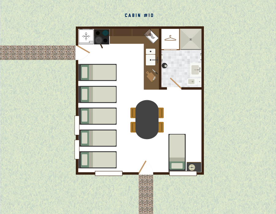 Cabin Floor Plan - 10